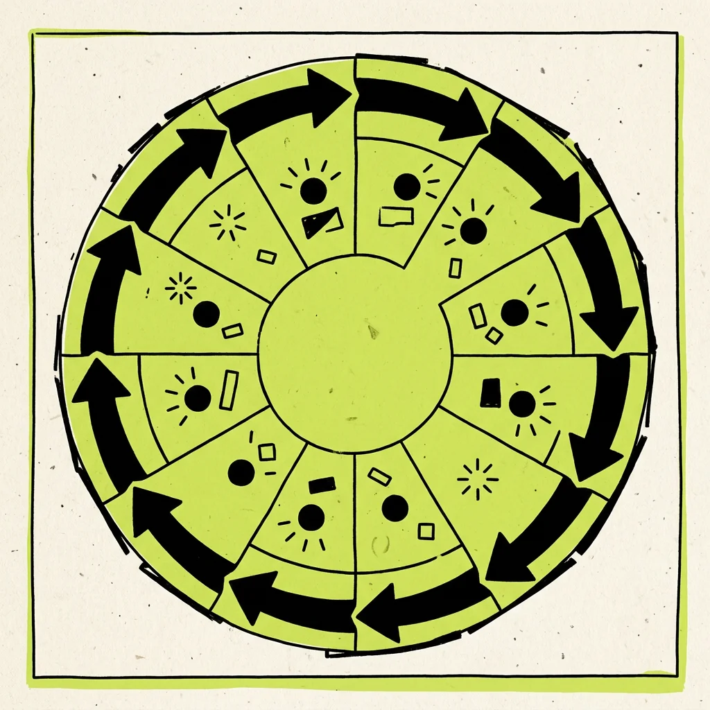 Track recurring illustration